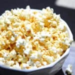 Popcorn with nutritional yeast.