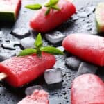 Watermelon popsicles.