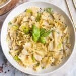 Vegan coconut milk pasta sauce