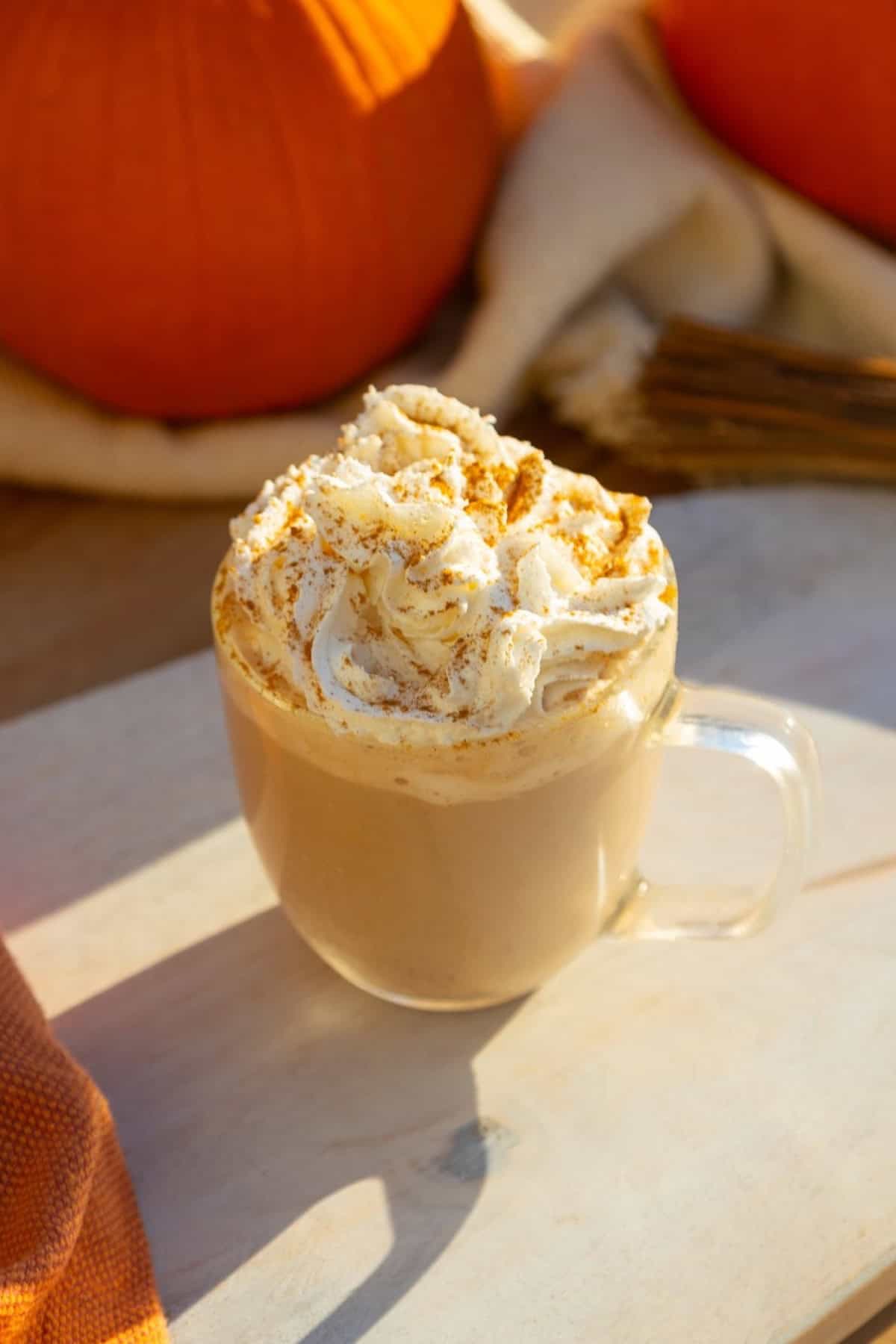 Pumpkin chai latte