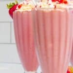 Vegan Strawberry Milkshake
