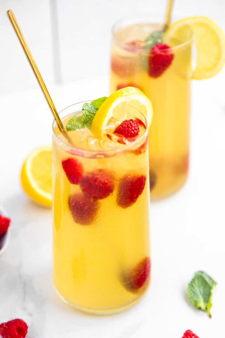 Green Tea Raspberry Lemonade Homemade Green Tea Lemonade Recipe - Becoming You With Julie