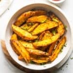 Air fryer potato wedges