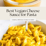 Vegan cheese sauce recipe.