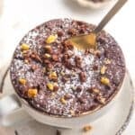 Vegan chocolate mug cake