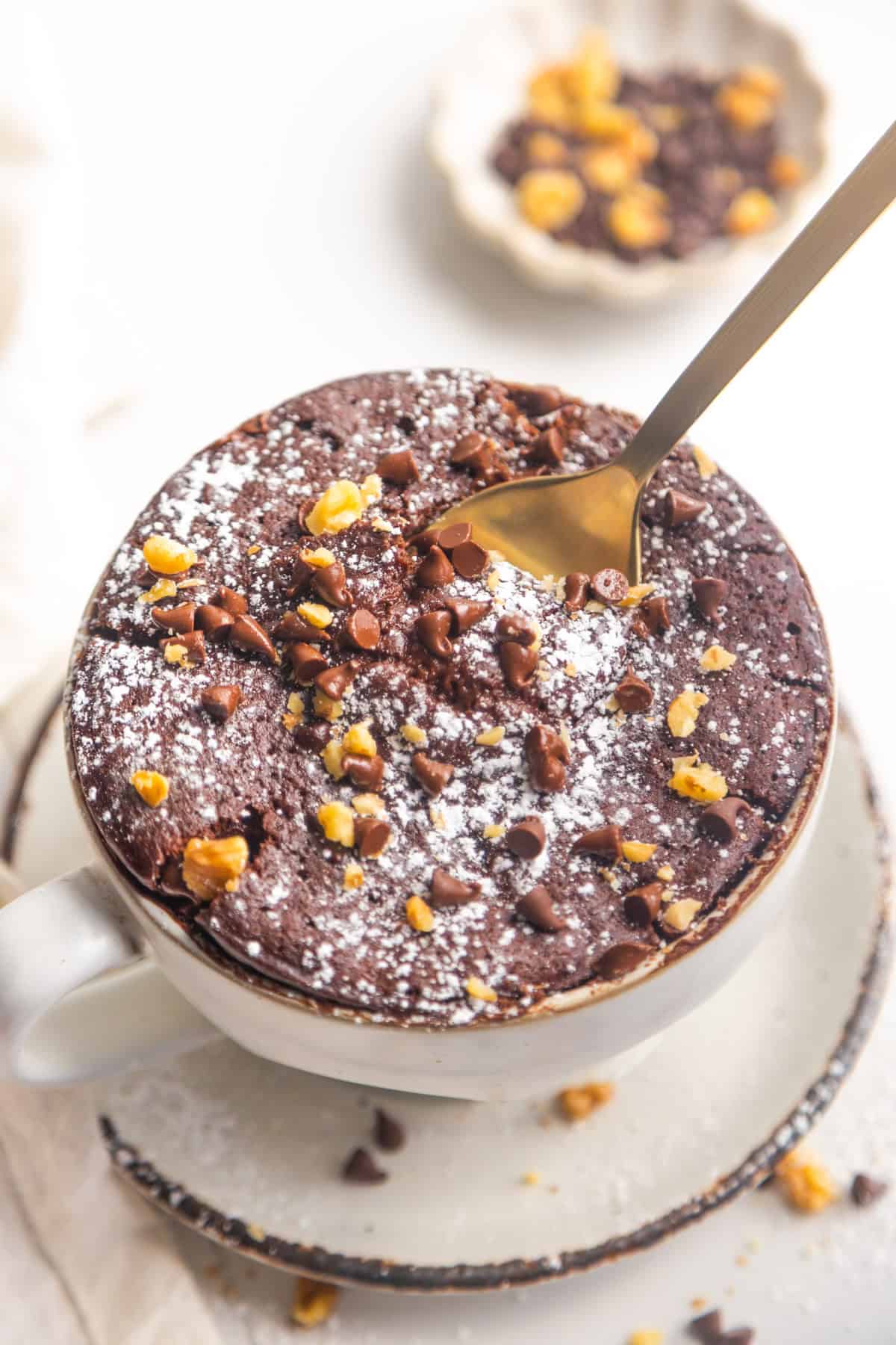 Vegan Chocolate Mug Cake For Two