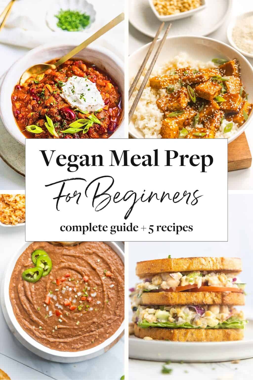 Complete Guide to Vegan Meal Prep (Beginner-Friendly) - Becoming You ...