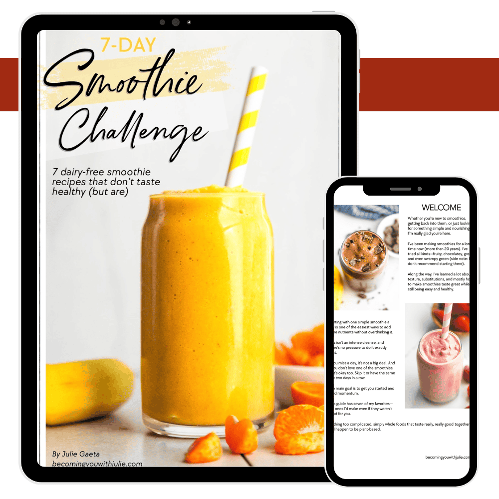 7 Day Smoothie Challenge eBook cover.